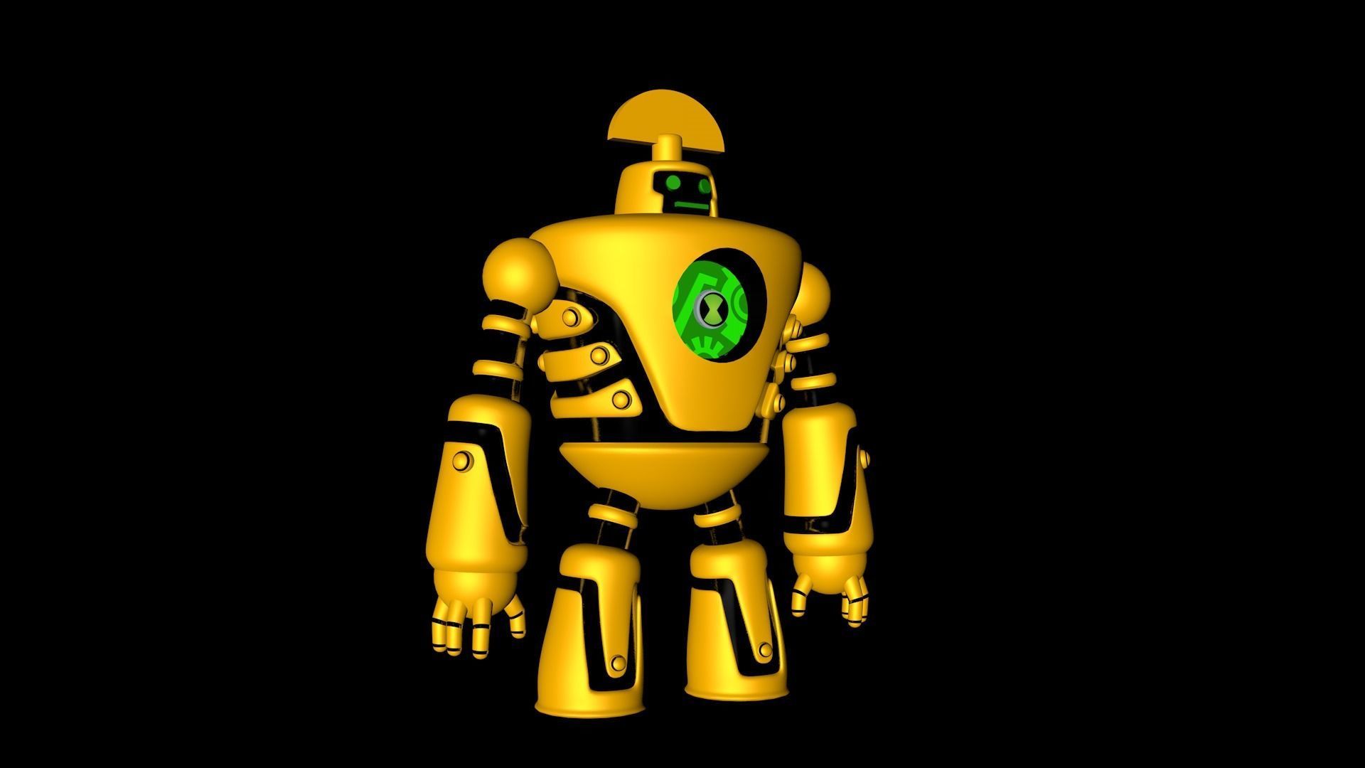 ClockWork Ben 10 Ultimate alien 3d Model 3D model_12