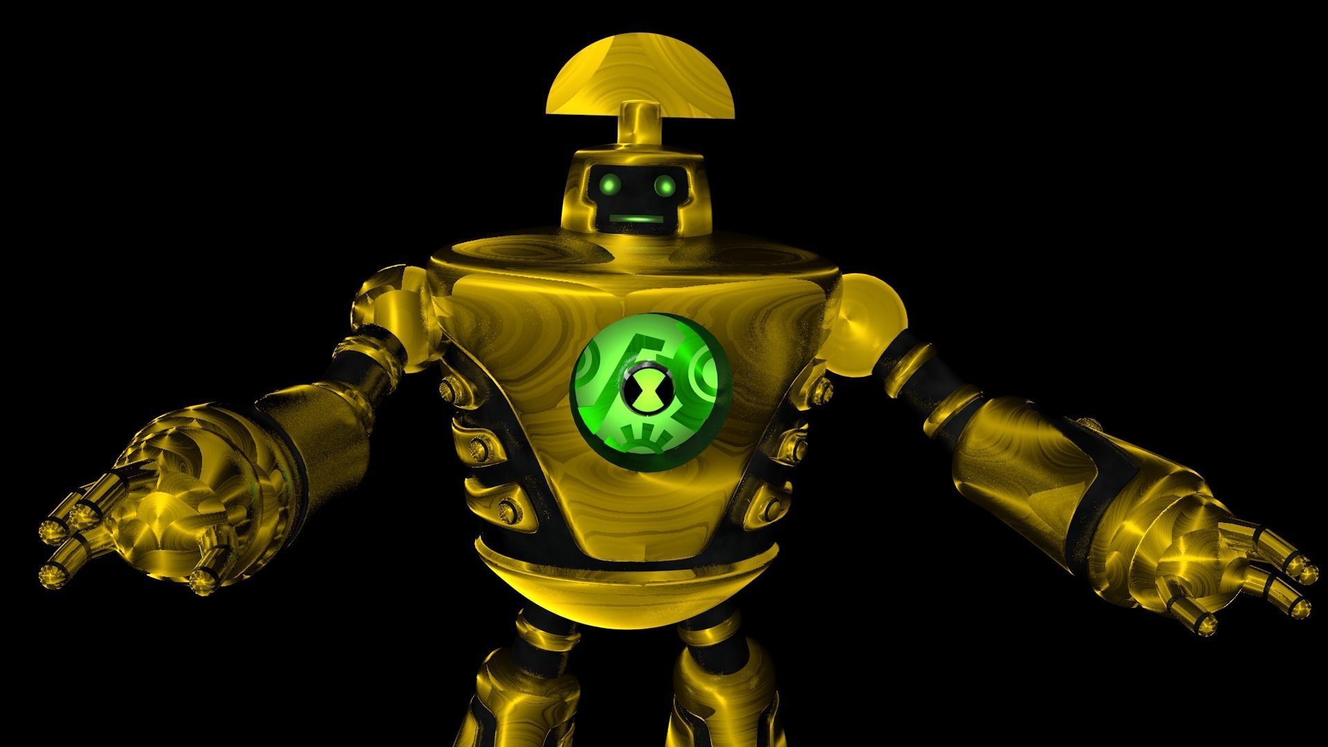 ClockWork Ben 10 Ultimate alien 3d Model 3D model_4