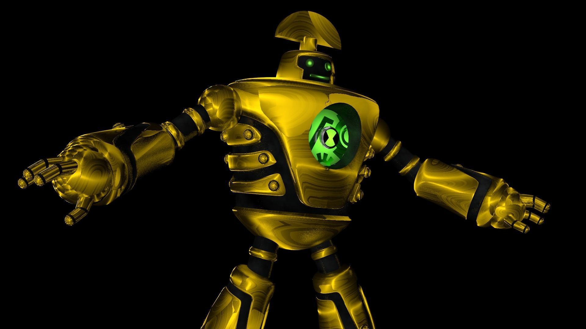ClockWork Ben 10 Ultimate alien 3d Model 3D model_7