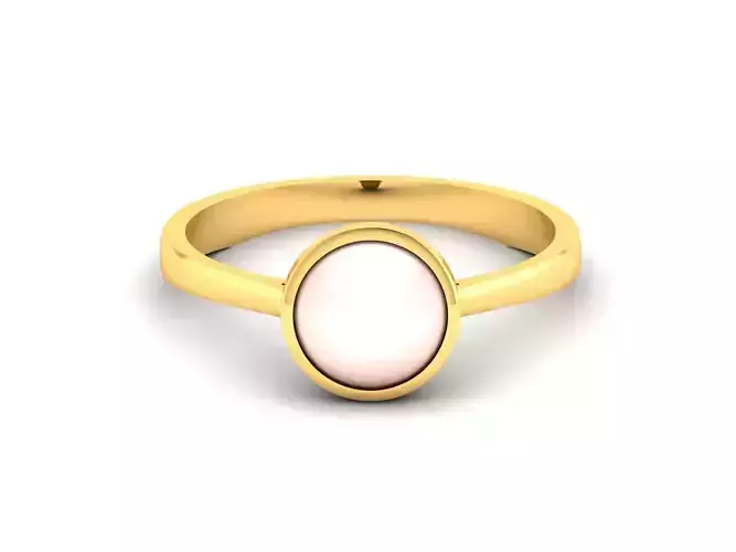 Solitaire Wedding Engagement Opal Stone  Ring