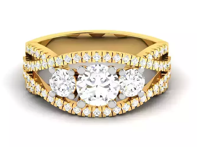 Solitaire Wedding Engagement Ring