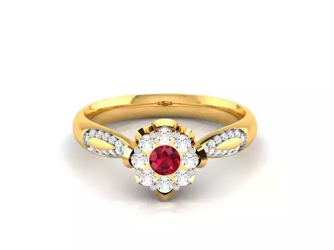 Solitaire Wedding Engagement Ring