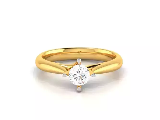 Solitaire Wedding Engagement Ring