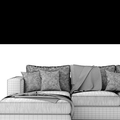 Alfred Divano Sofa 3D model 6