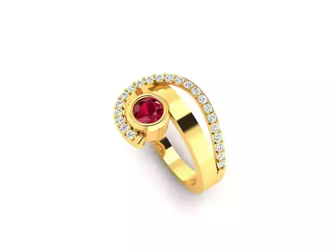 Solitaire Wedding Engagement Ring