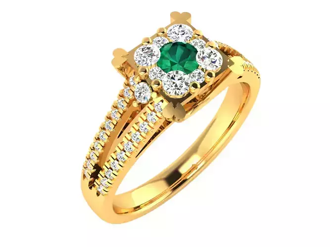 Solitaire Wedding Engagement Ring