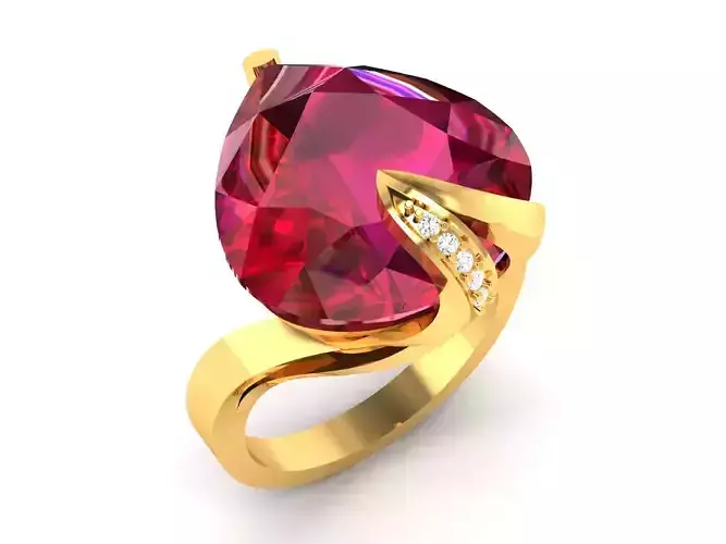 Solitaire Wedding Engagement Ring