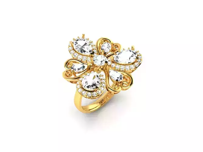 Solitaire Wedding Engagement Ring