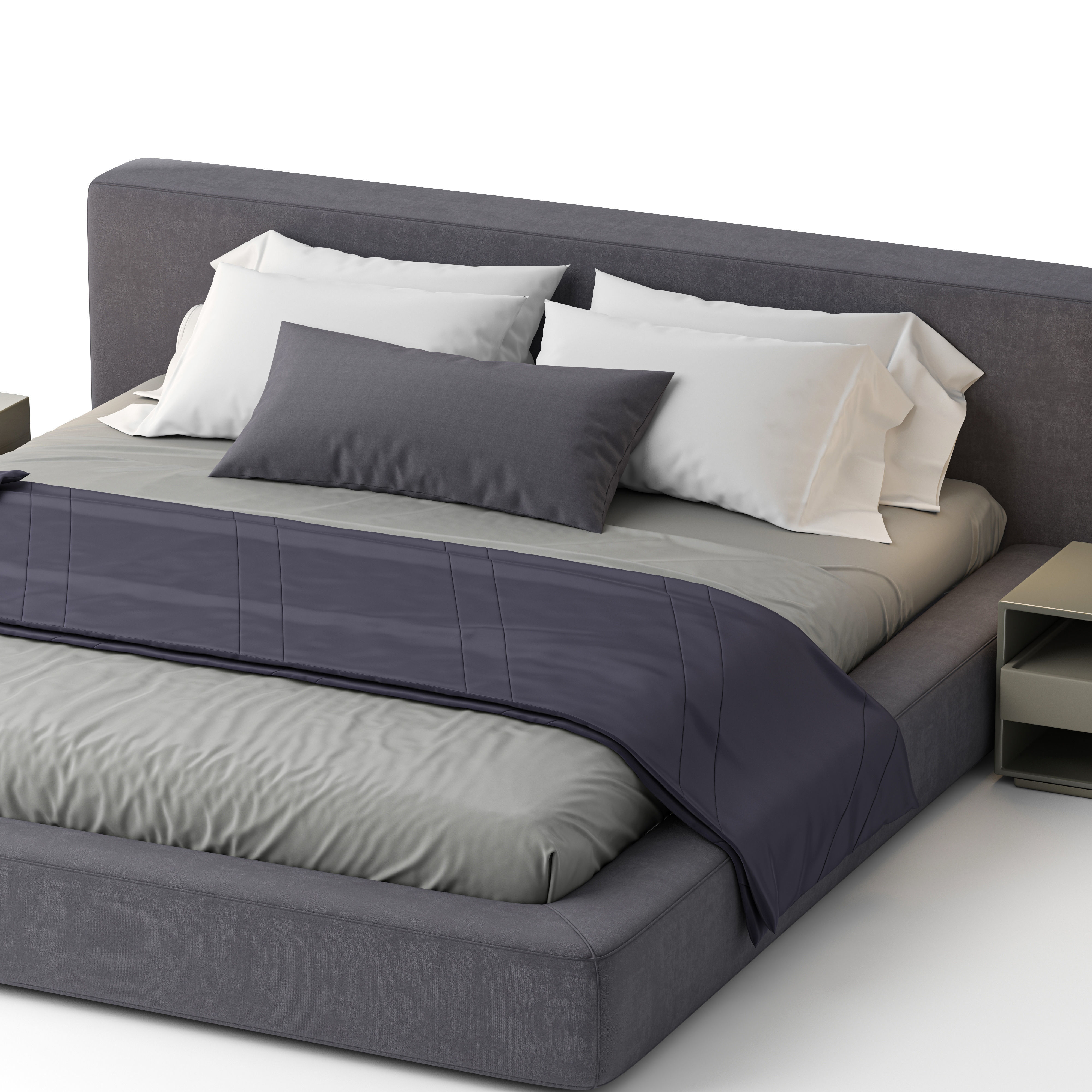 RH Cloud Platform Bed 3D model_12
