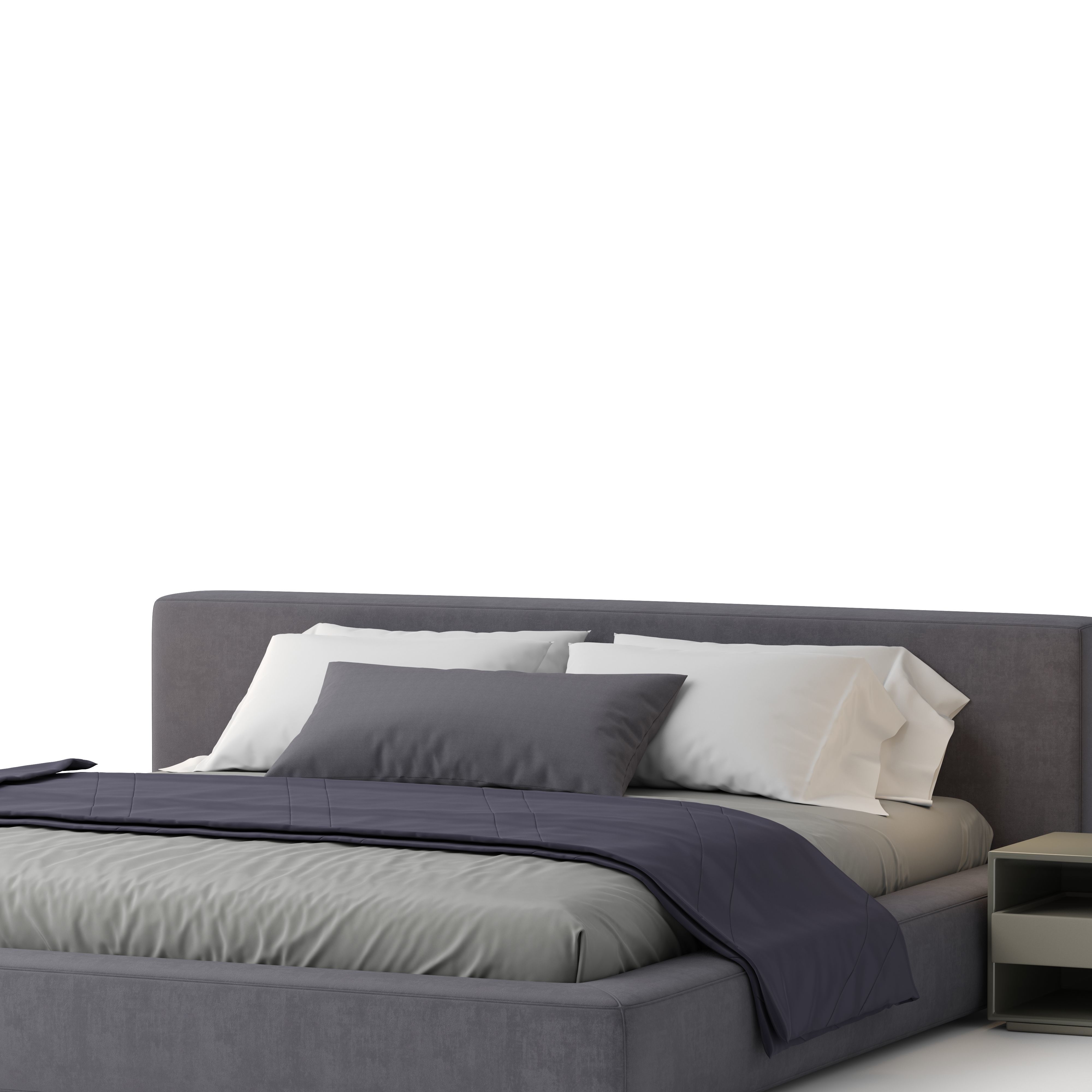 RH Cloud Platform Bed 3D model_10