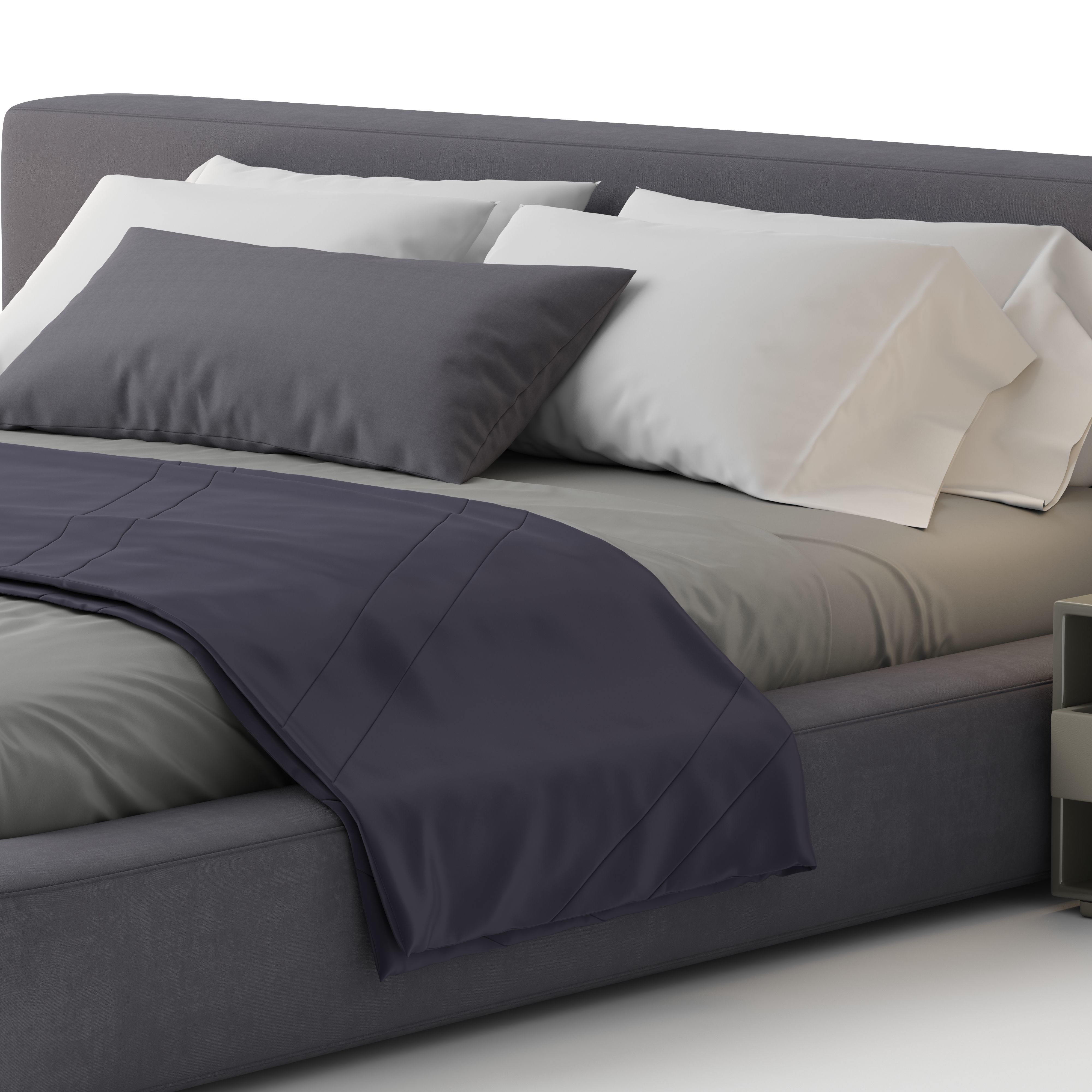 RH Cloud Platform Bed 3D model_14