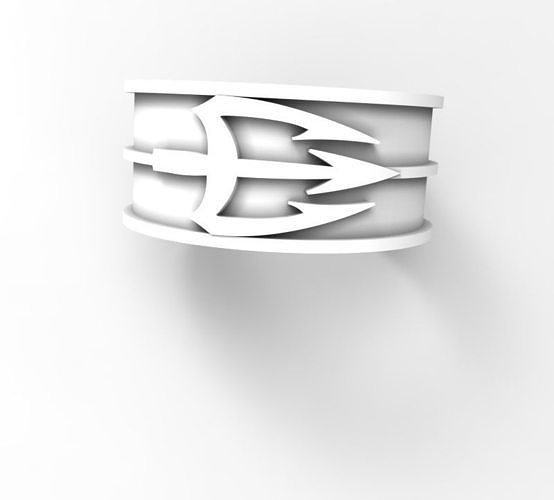 ring flag of ukraine under enamel 3D print model