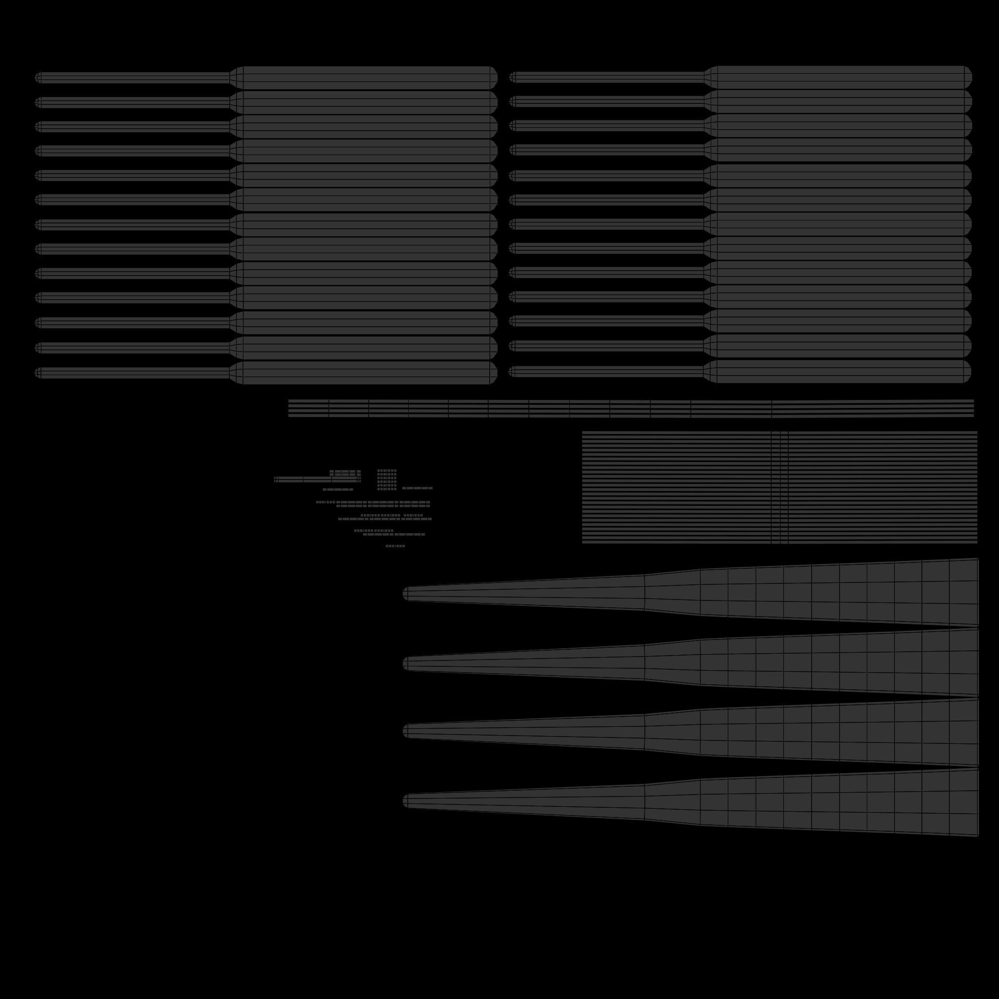 Hand Fan Low-poly 3D model_10