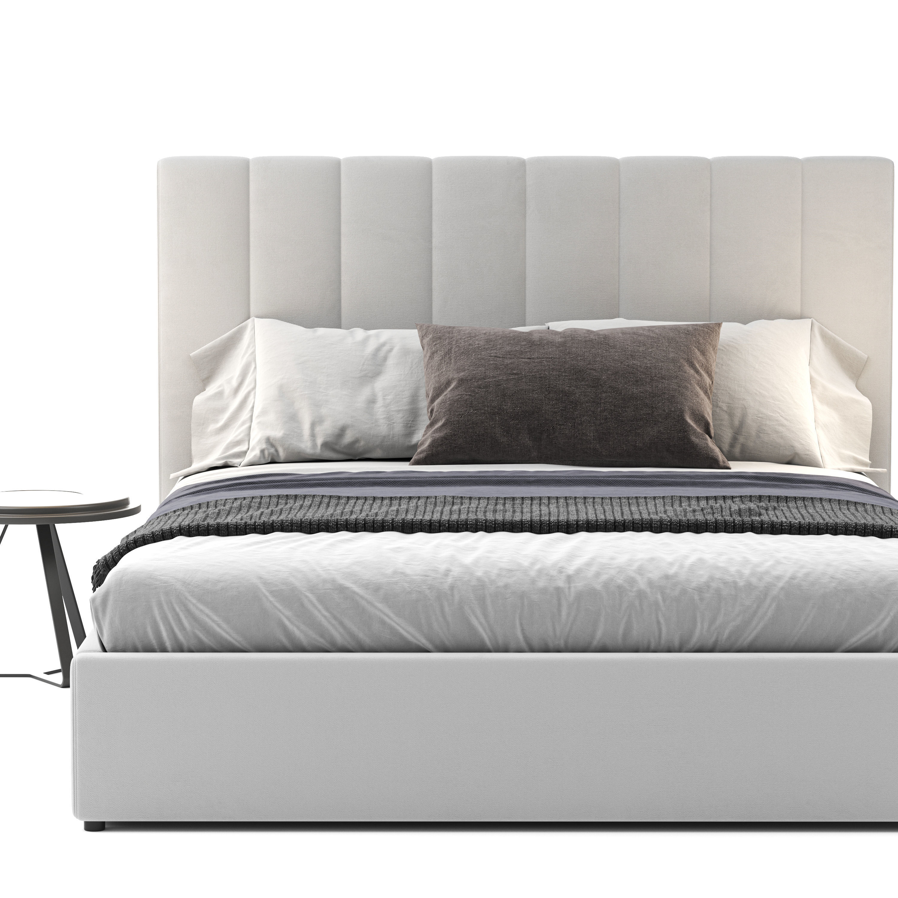 West Elm Emmett Low Profile Bed 3D model_10