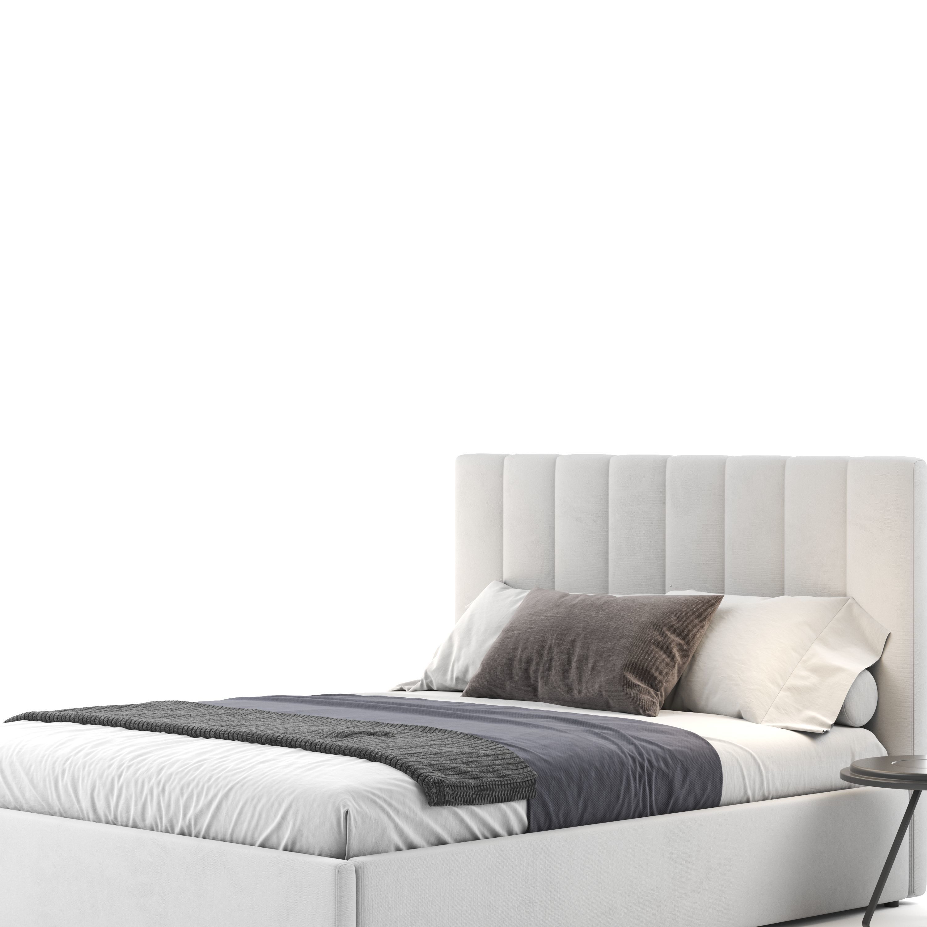 West Elm Emmett Low Profile Bed 3D model_3