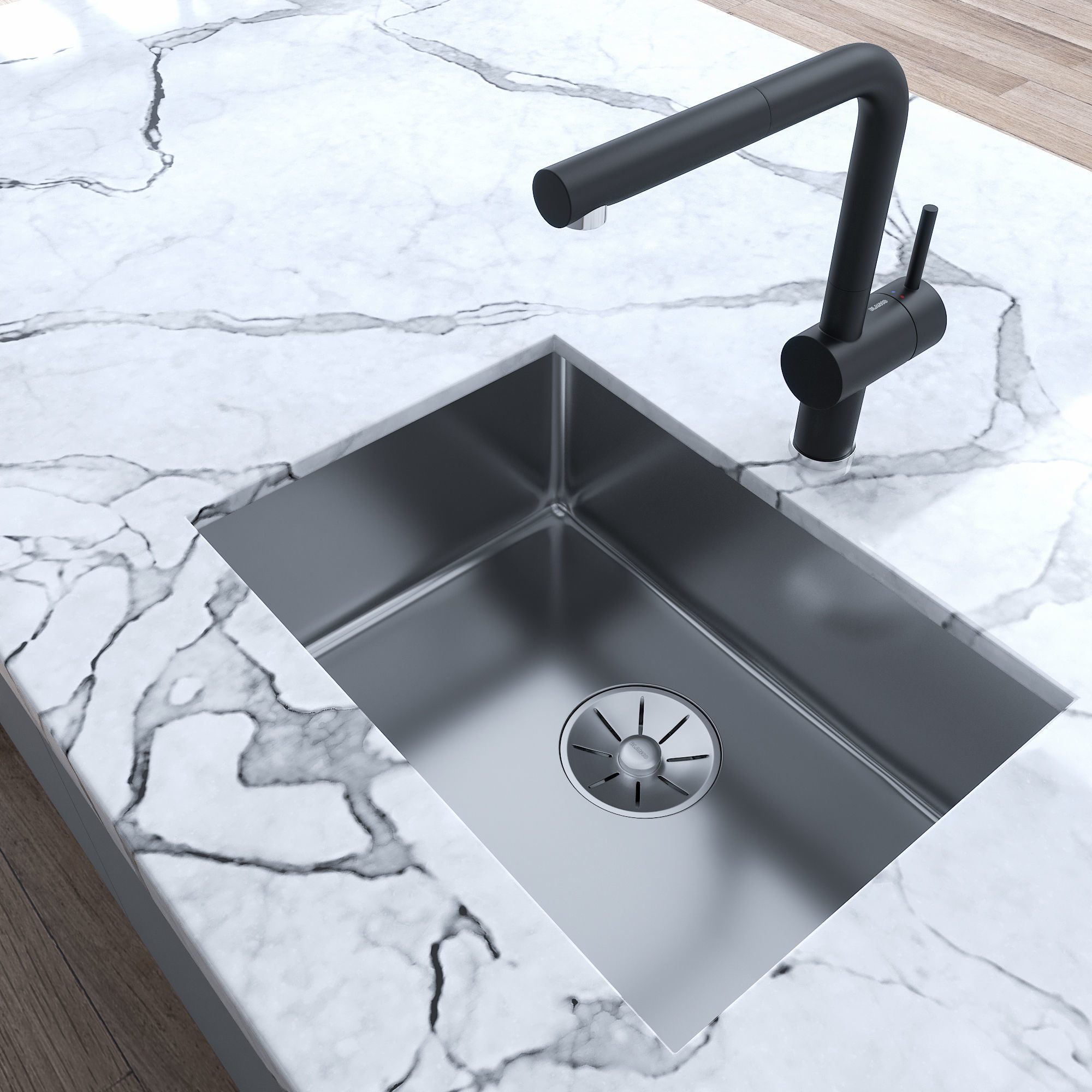 Modern kitchen 3D model_3