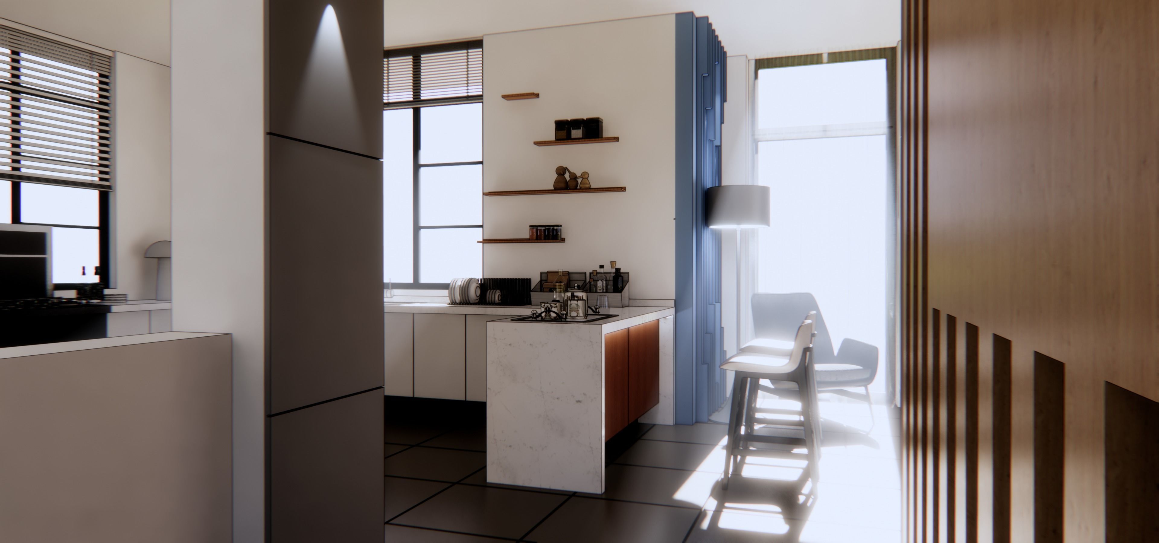 Living room 3D model_1