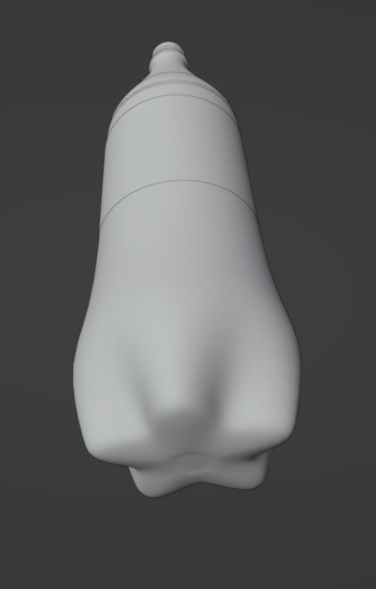 SPRITE and COCACOLA  pet bottle 1750 ml and water bottle 3D model_15