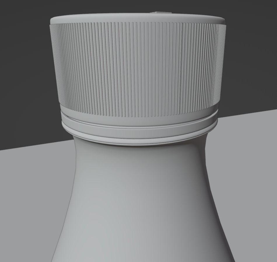 SPRITE and COCACOLA  pet bottle 1750 ml and water bottle 3D model_16