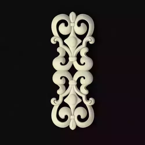 dekor ornamental letter l