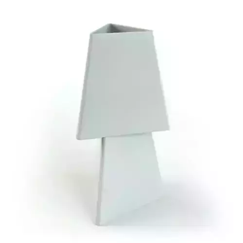 Triangular Lamp  White