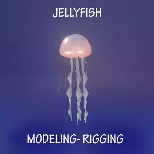 Low Poly Jellyfish