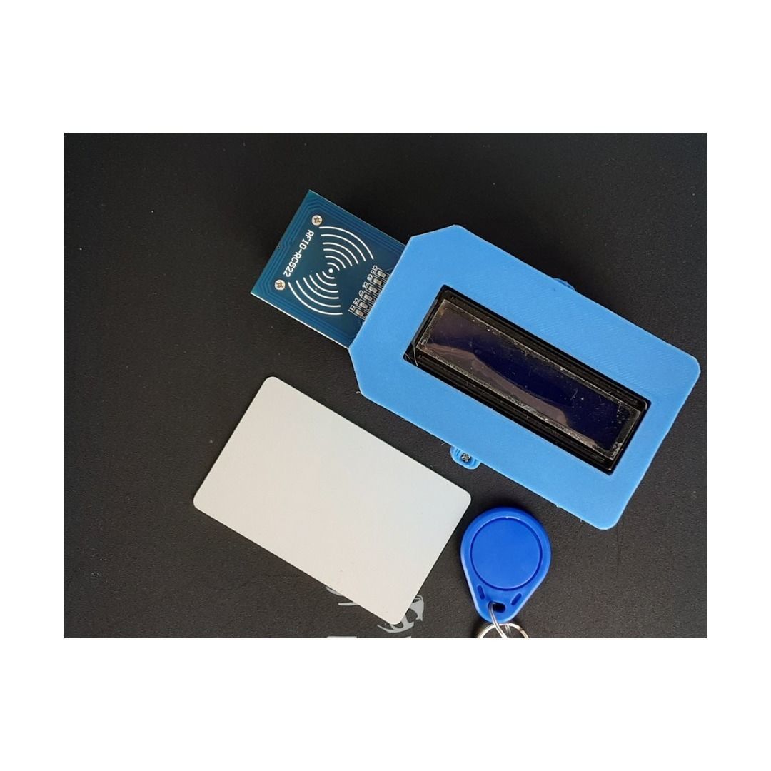 case Arduino uno rfid with LCD 3D model 3D printable | CGTrader