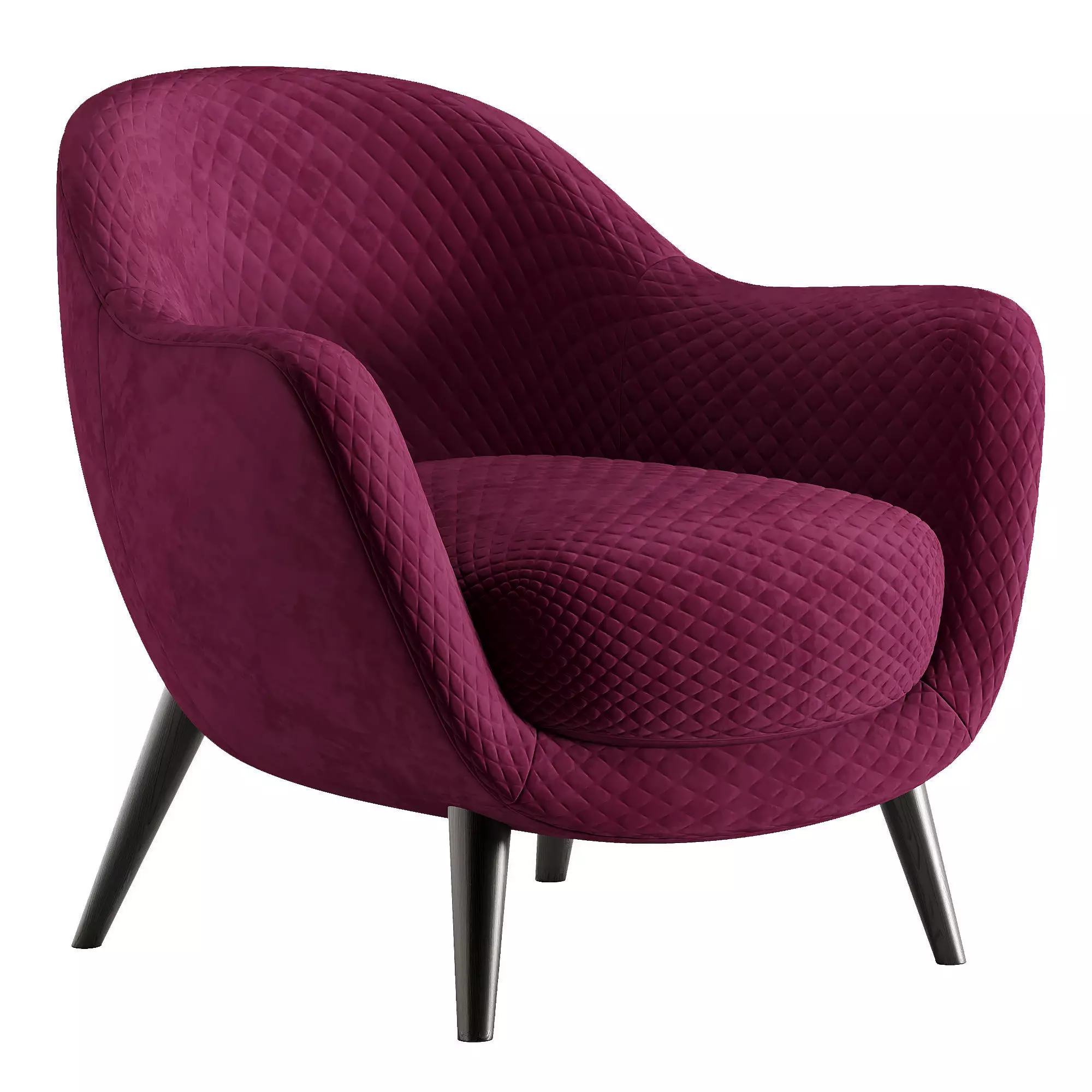 POLIFORM MAD QUEEN ARMCHAIR Free low-poly 3D model