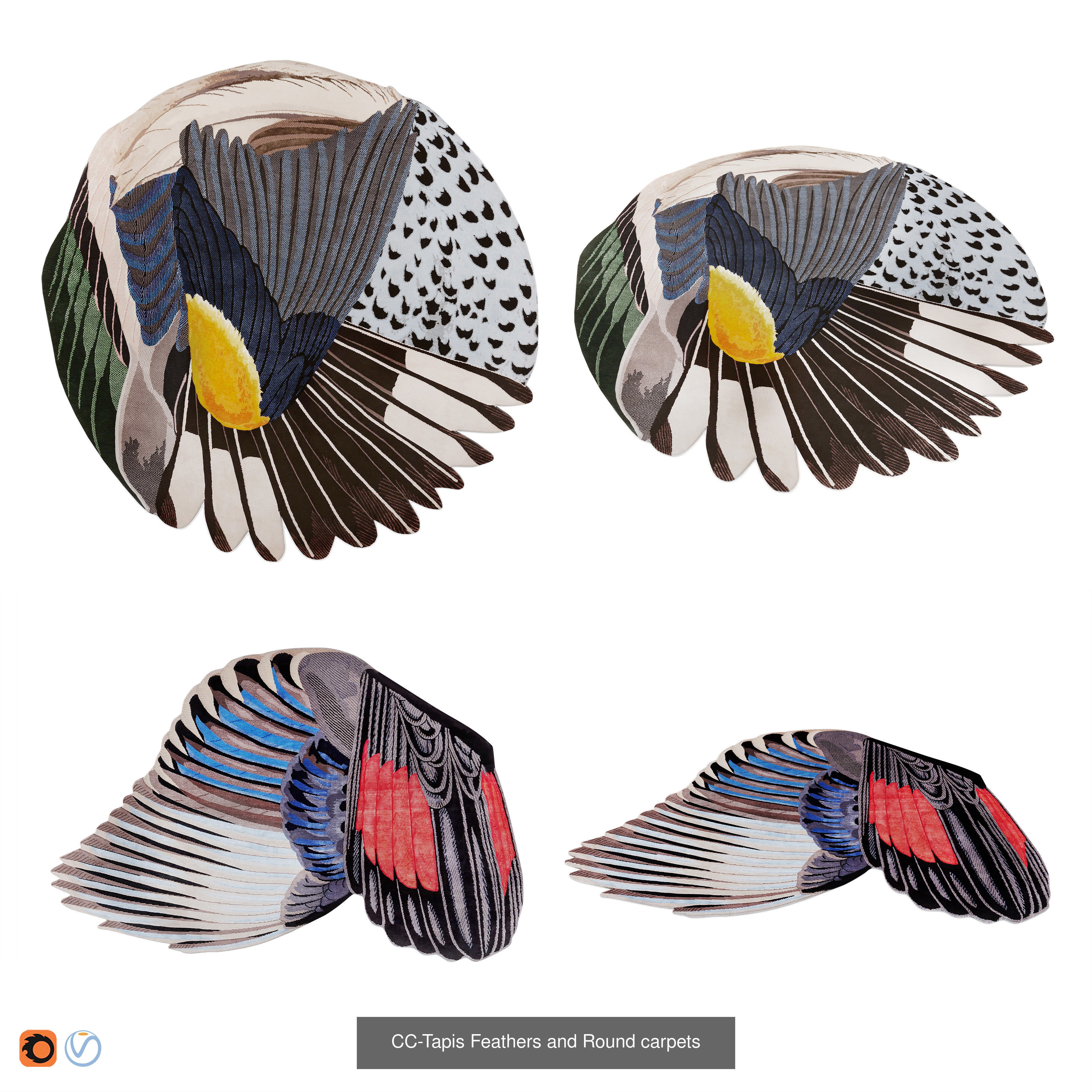 Rugs and carpets 3D Model Collection_4