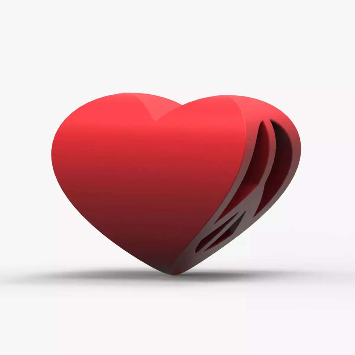 Peace and Love 3D print model_0