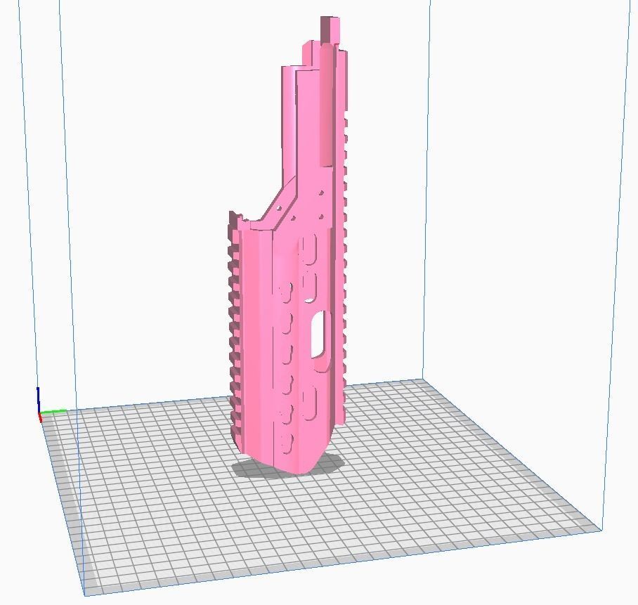 G36KA4 RIS Handguard for SPECNA UMAREX ST brand 3D print model_6