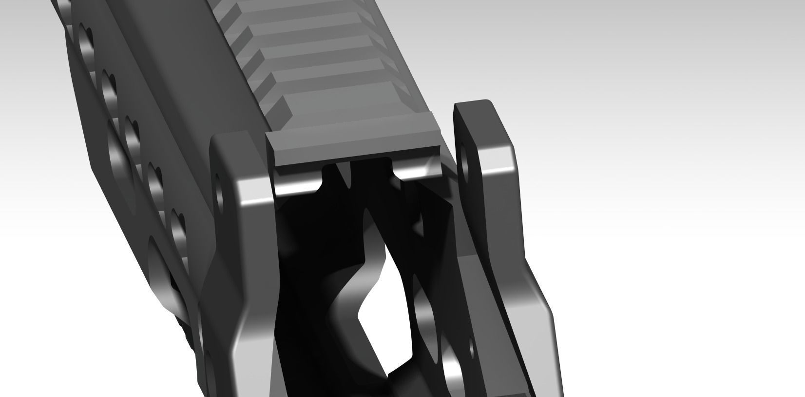 G36KA4 RIS Handguard for SPECNA UMAREX ST brand 3D print model_4