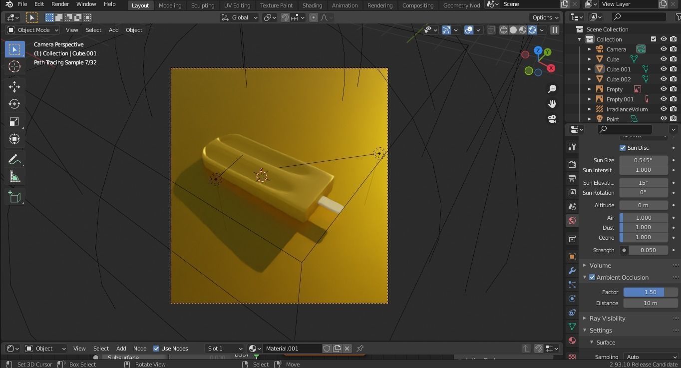 Blender 3d Ice Cream Model work Download Free 3D model_2