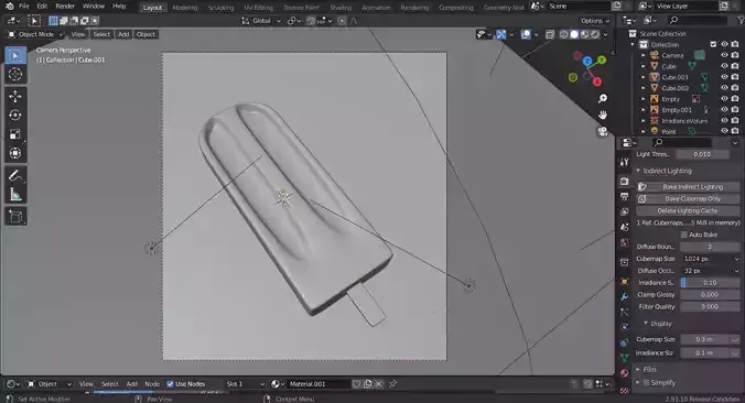 Blender 3d Ice Cream Model work Download Free