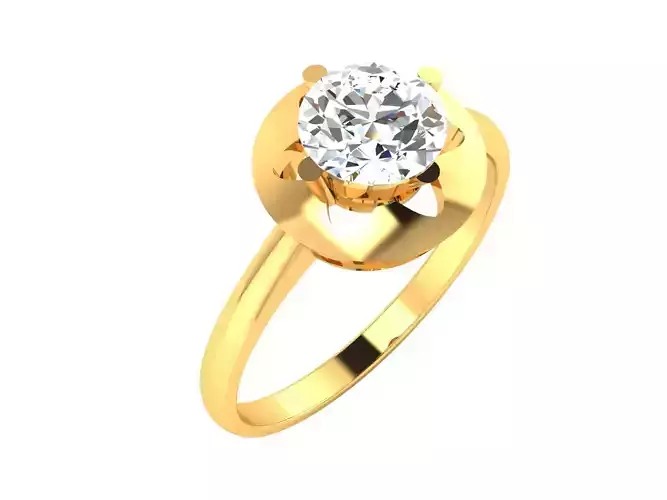 Solitaire Engagement Wedding Diamond Ring