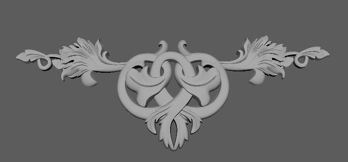 dekor ornament 3D model_1