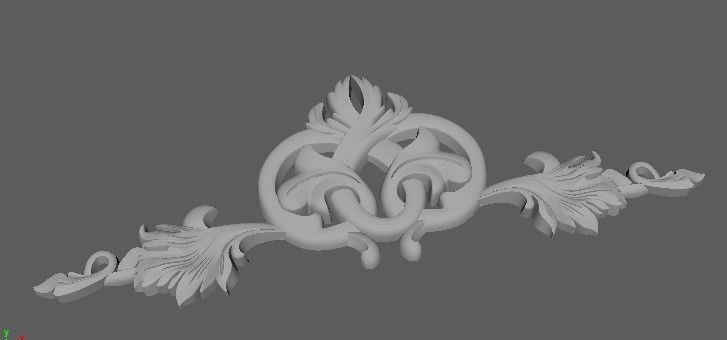 dekor ornament 3D model_2