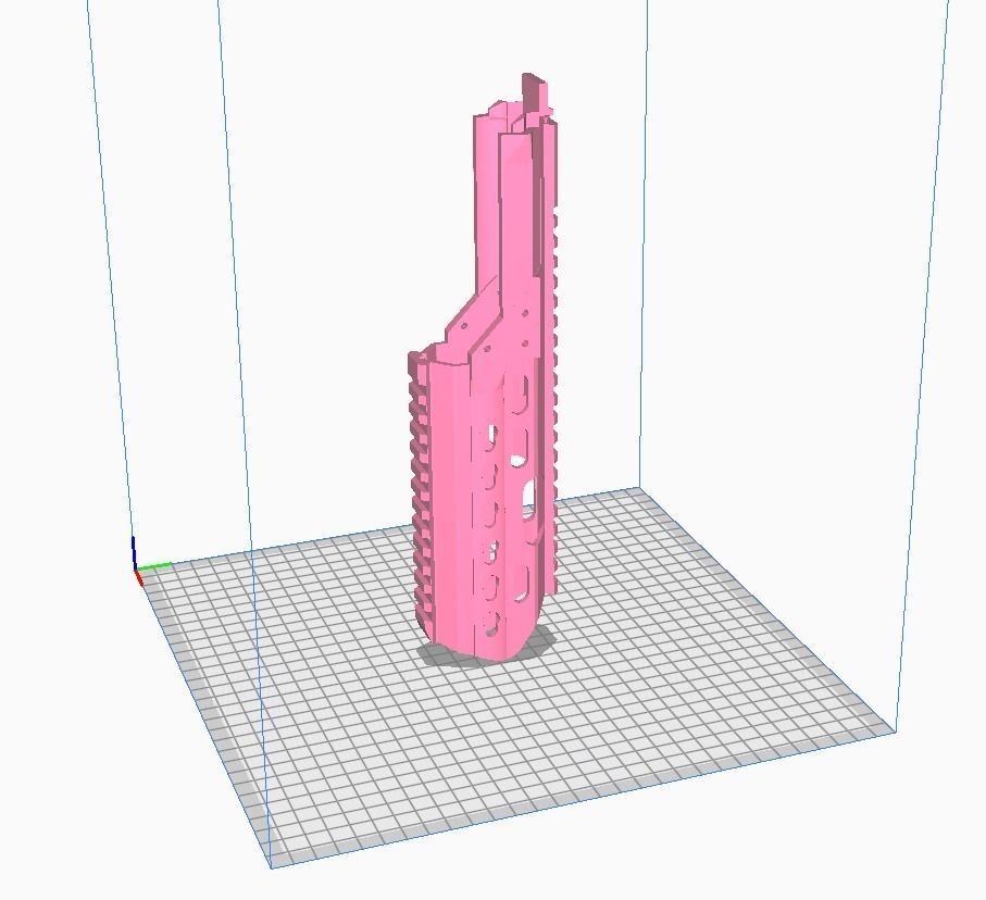 G36KA4 RIS Handguard for SRC brand 3D print model_6