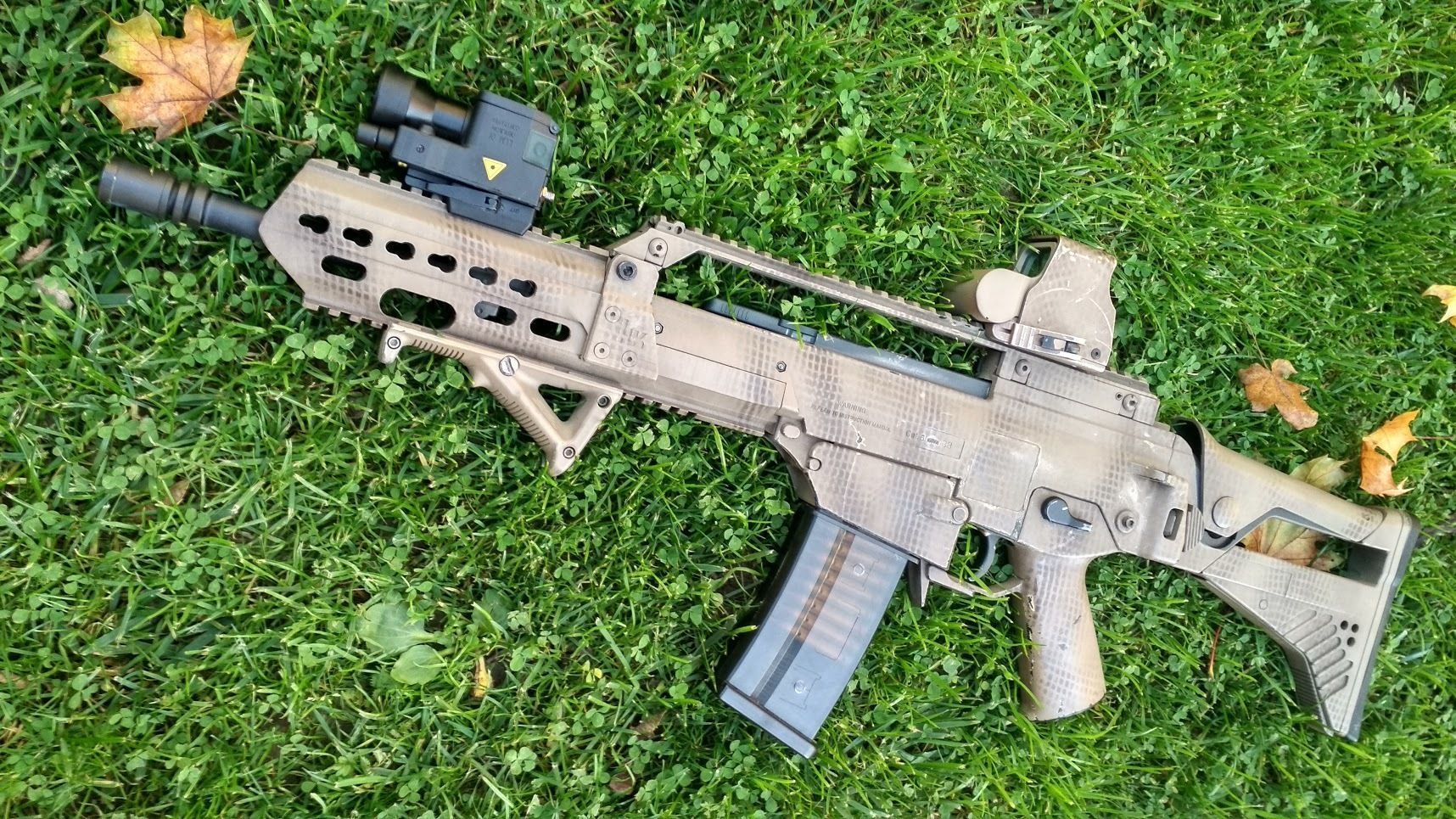 G36KA4 RIS Handguard for SRC brand 3D print model_7