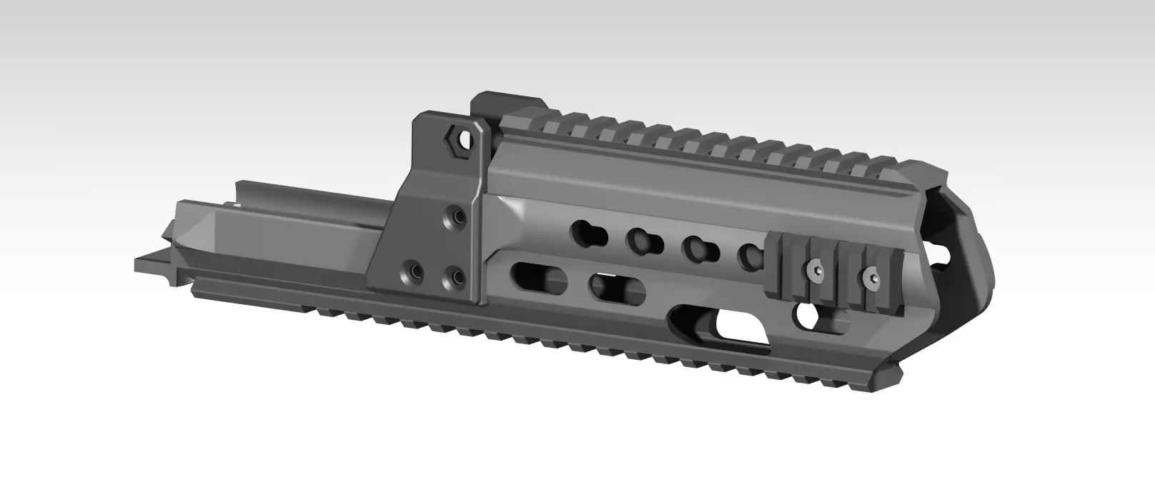 G36KA4 RIS Handguard for SRC brand 3D print model_0