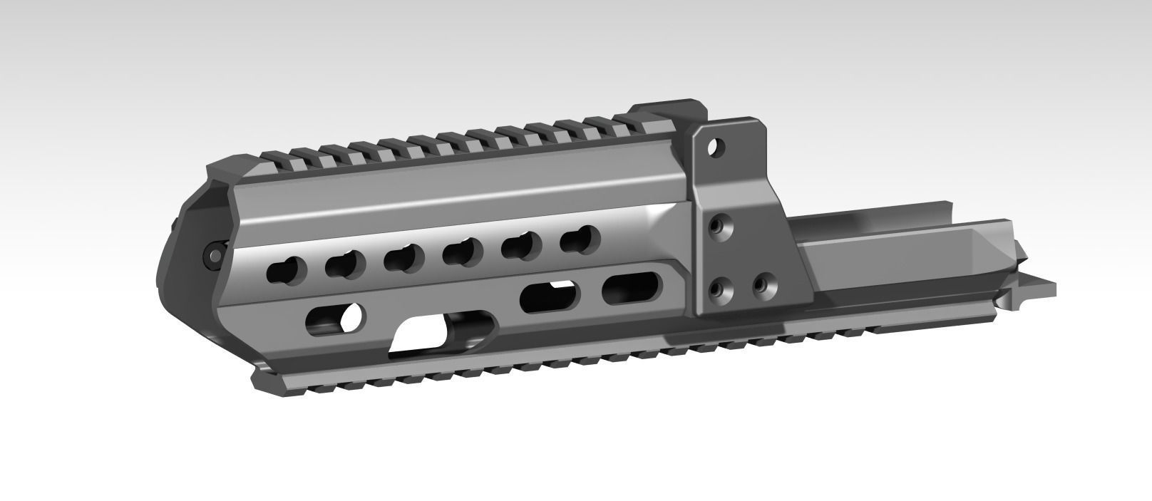 G36KA4 RIS Handguard for SRC brand 3D print model_1