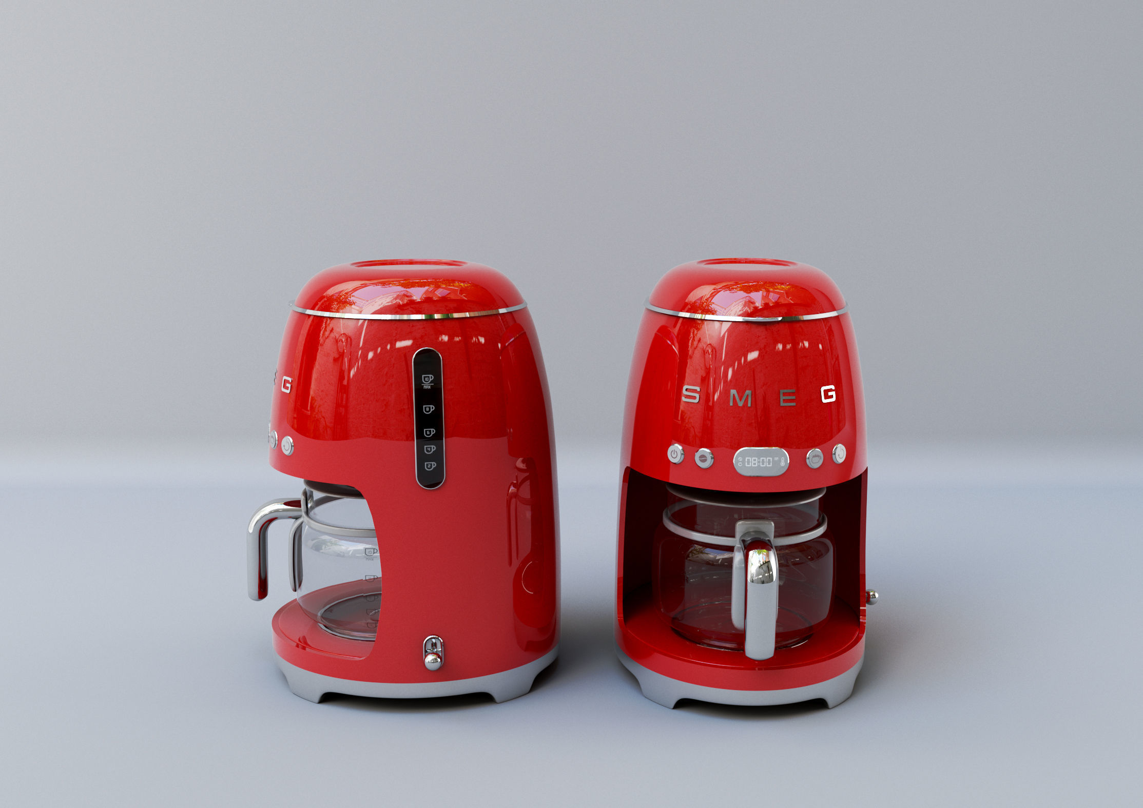 smeg filter coffee machine 3D model_2