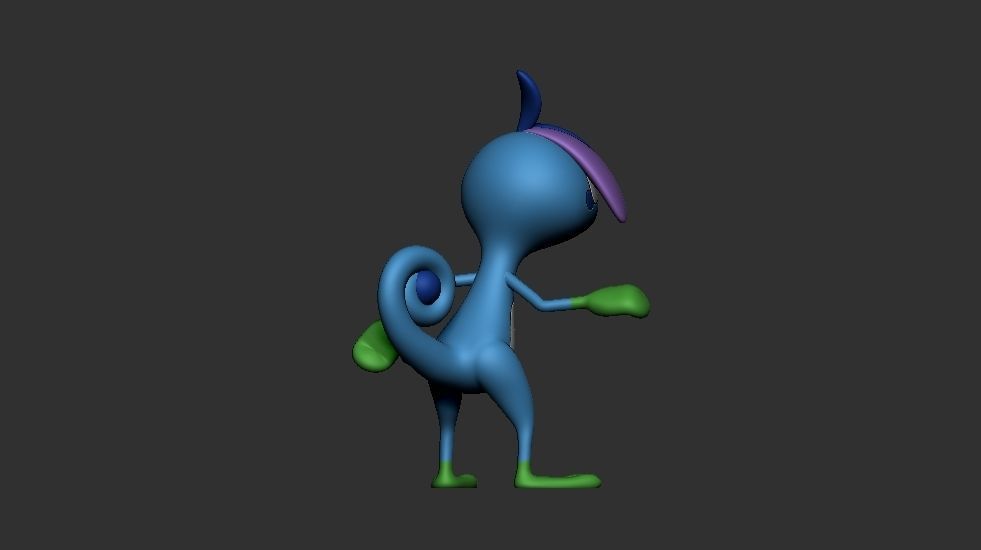 pokemon drizzile 3D print model_11