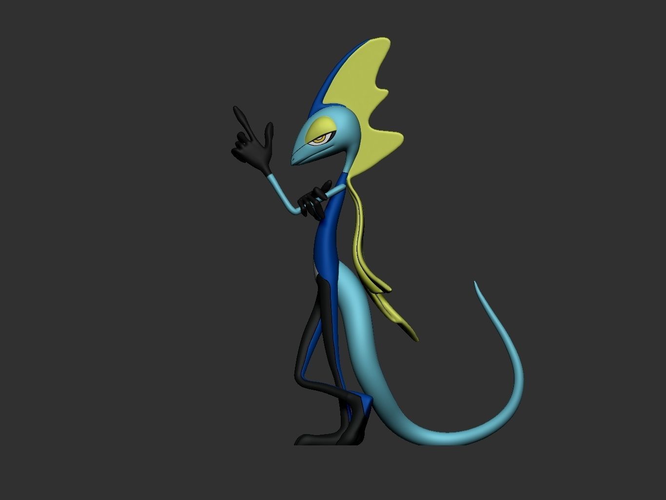 pokemon inteleon 3D print model_9