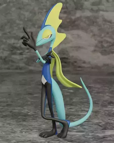 pokemon inteleon 3D print model