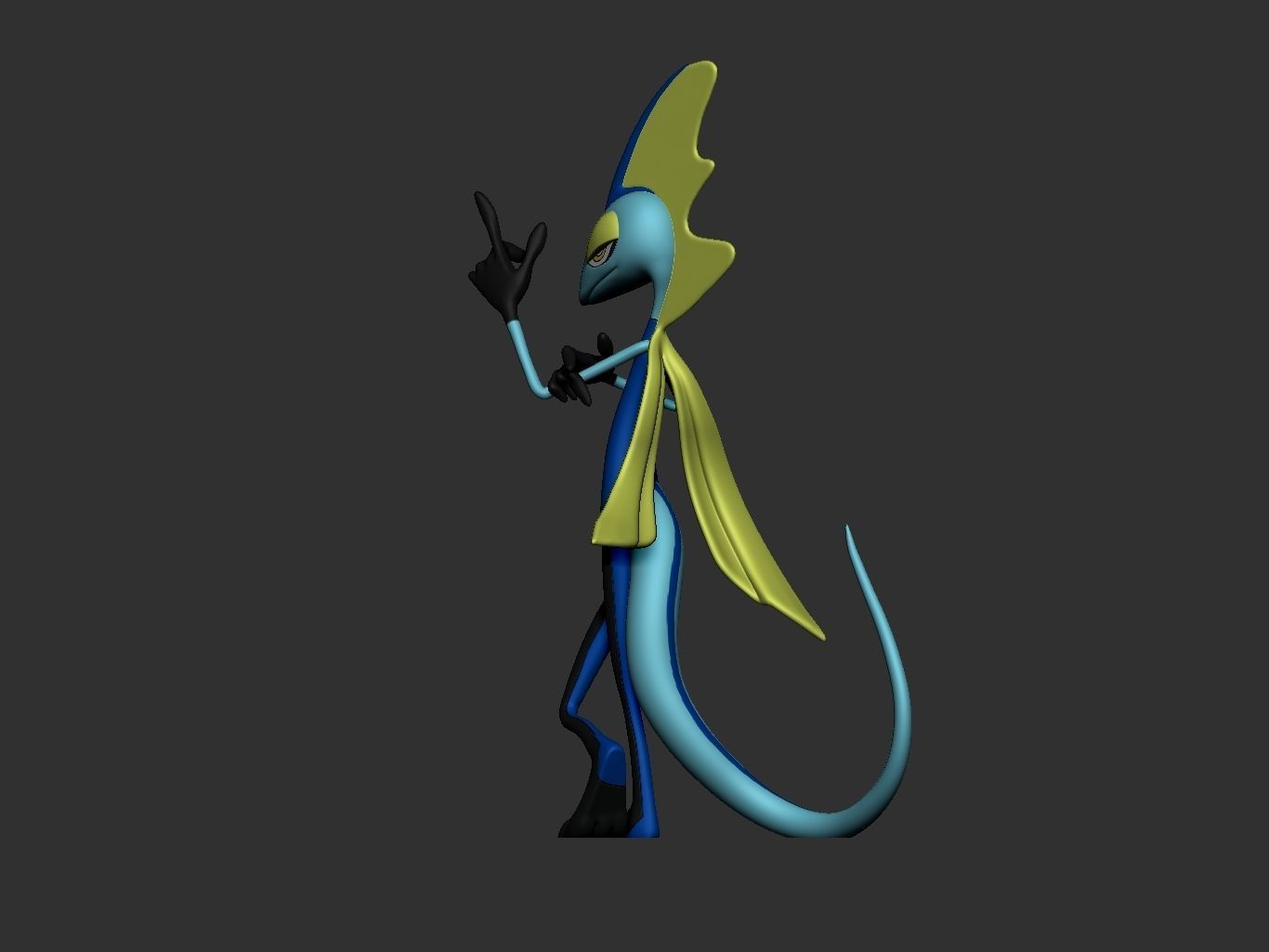 pokemon inteleon 3D print model_11