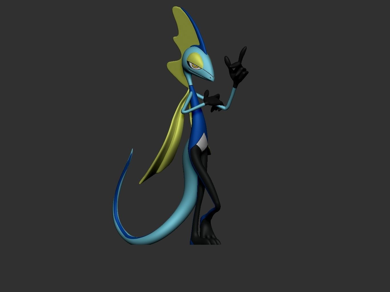 pokemon inteleon 3D print model_5