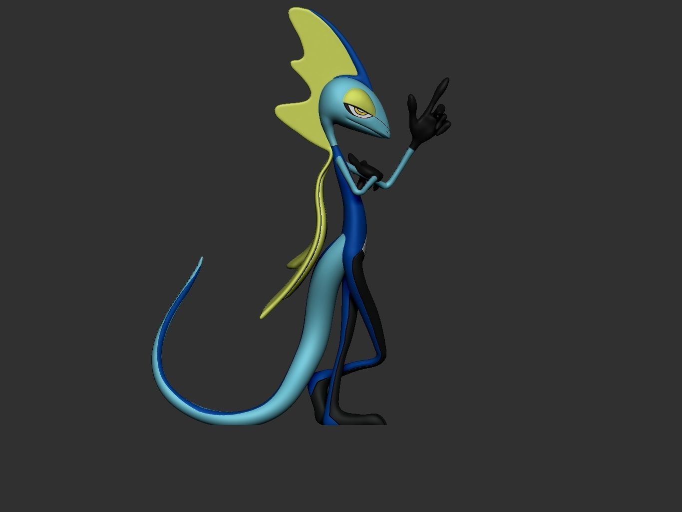 pokemon inteleon 3D print model_3