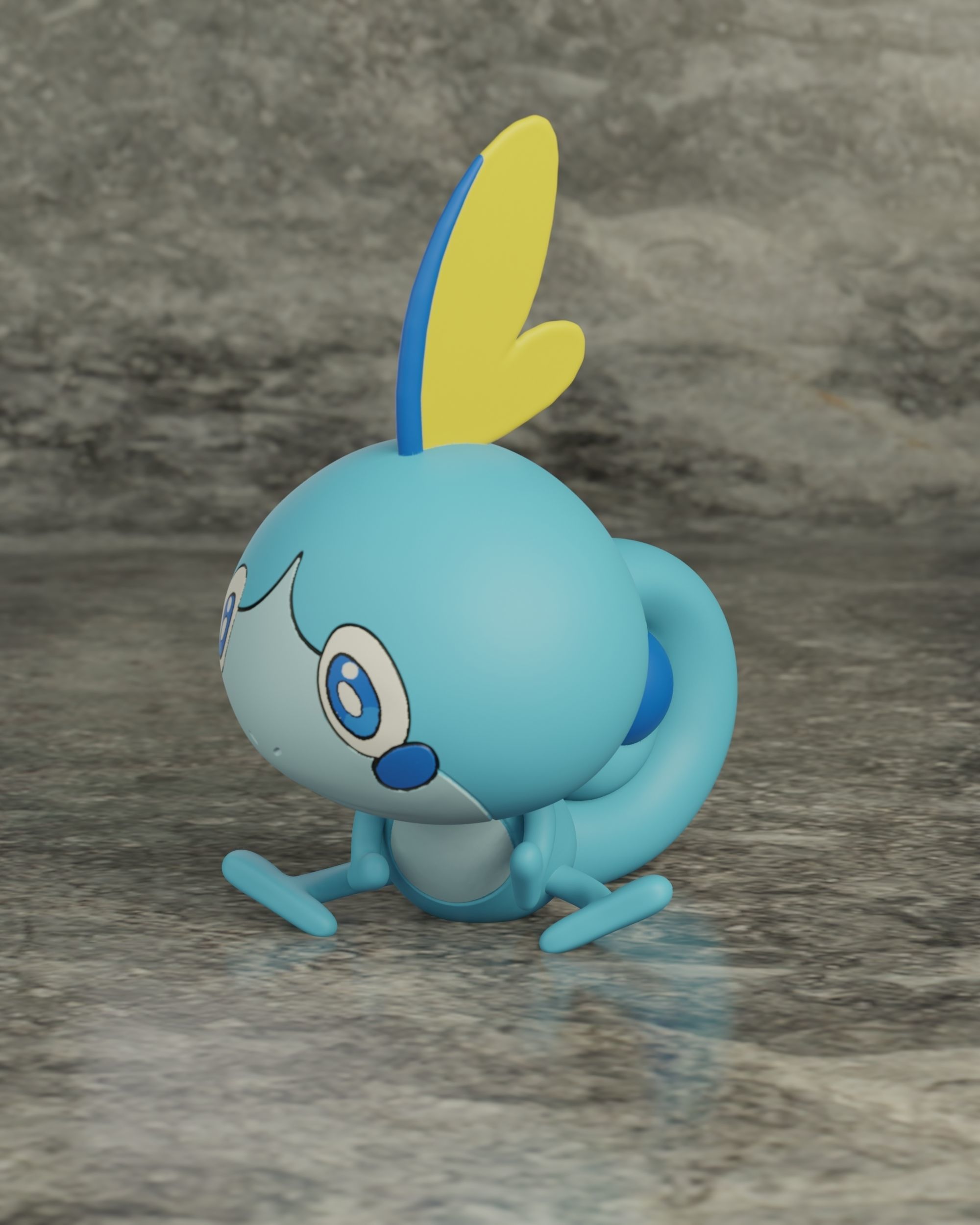 pokemon sobble evolution pack 3D print model_1