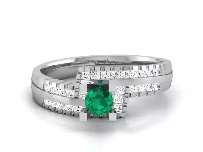 Solitaire Engagement Wedding Diamond Ring